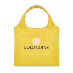 Full colour reycled foldable bag with inside pocket
