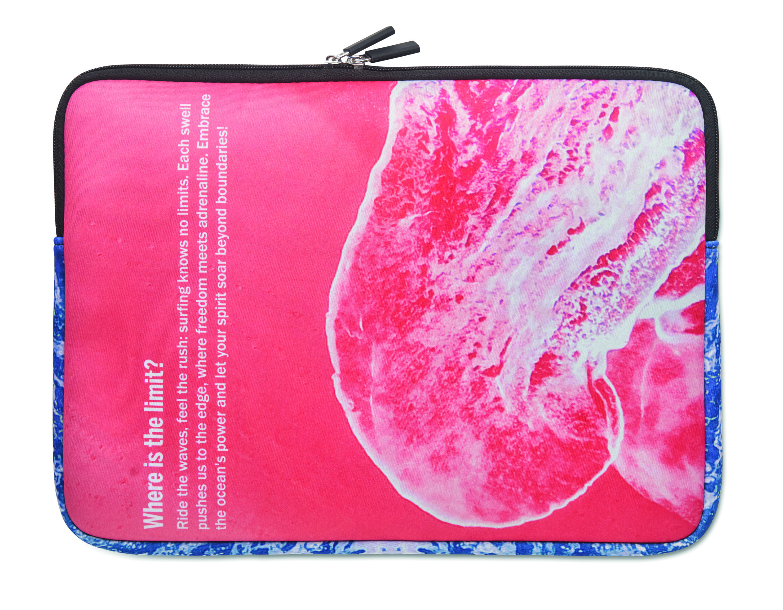 Sublimated neoprene laptop sleeve