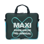 Sublimated neoprene laptop sleeve with zipper and handle