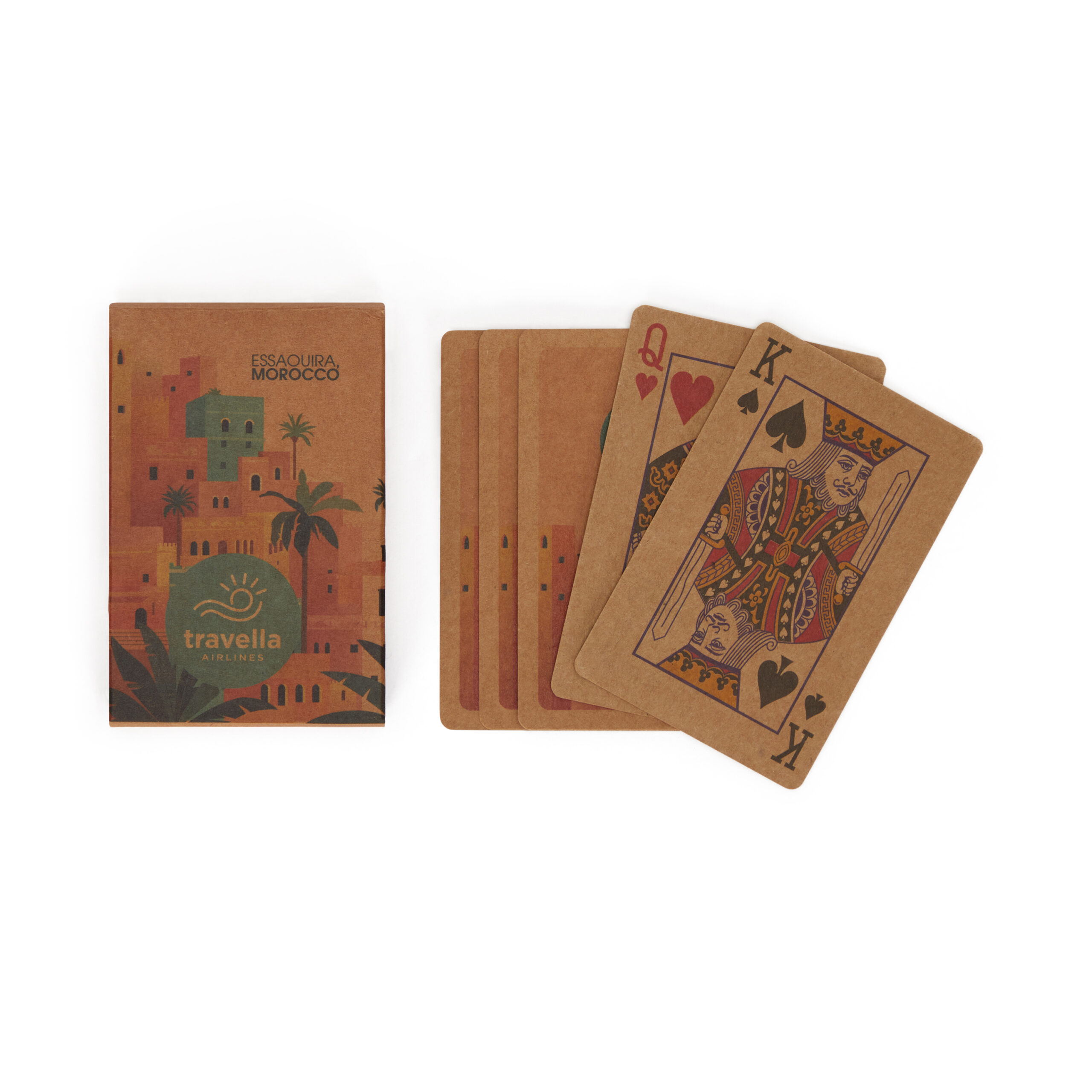 54 Recycled Playing cards, your design on 1 side