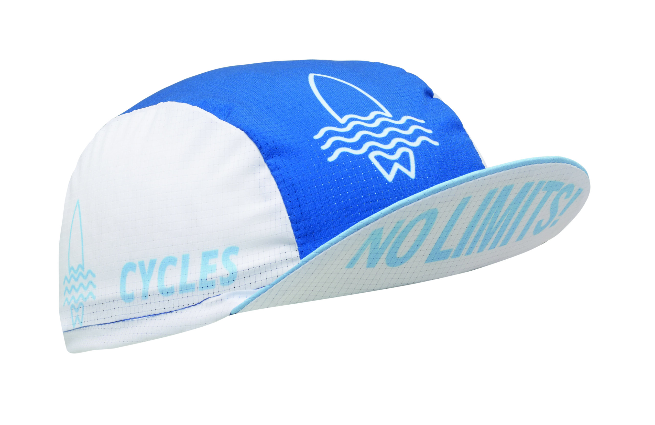 Full colour adult cycling cap with elastic band