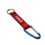 Carabiner with polyester strap