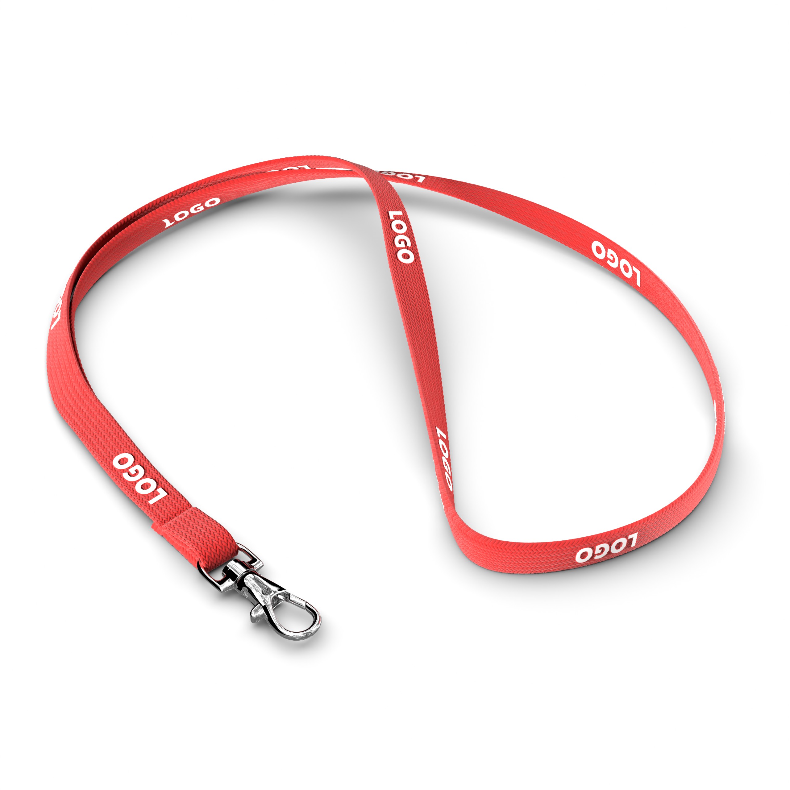 Polyester tubular lanyard