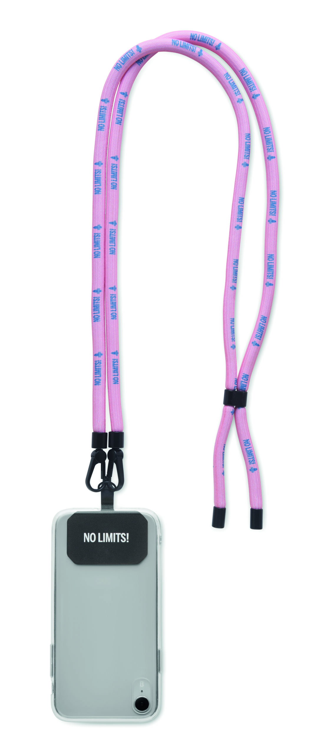 ⌀8mm full colour polyester crossbody cord phone holder