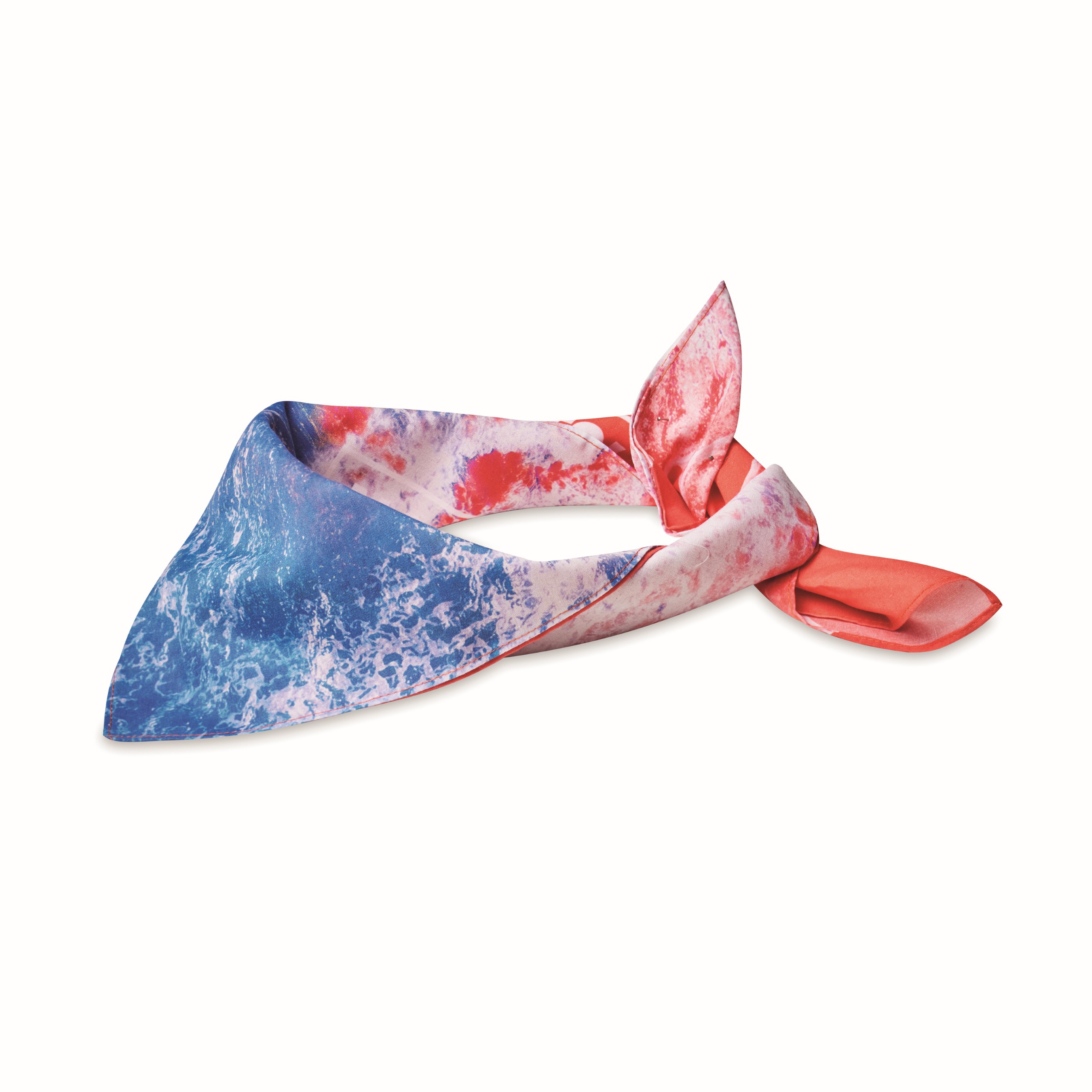 Full colour polycotton bandana. 52x52cm