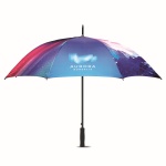 All-over printed ⌀122cm/27″ auto open umbrella with EVA handle