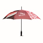 All-over printed ⌀102cm/23″ auto open umbrella with EVA handle