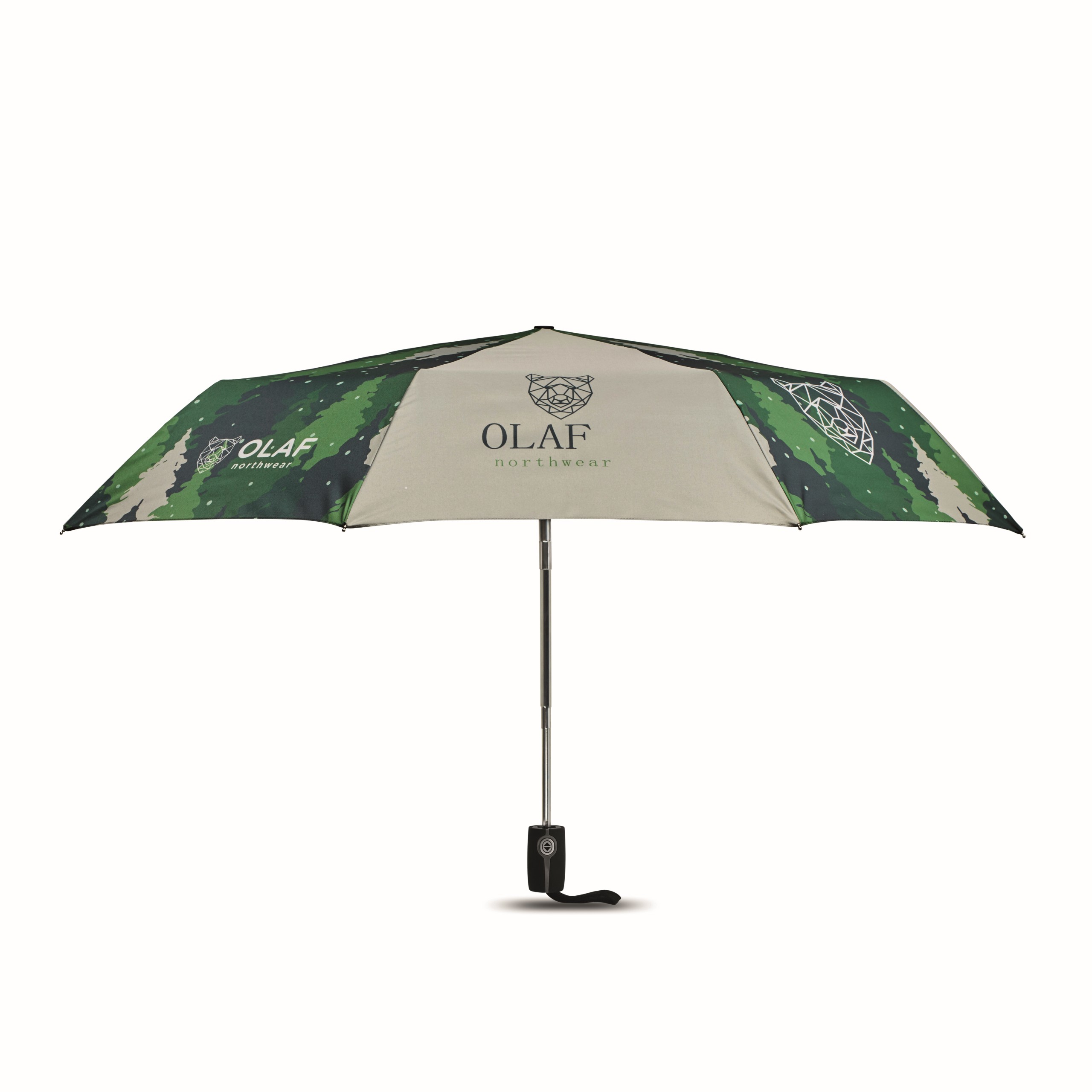 All-over printed foldable auto open & close storm umbrella