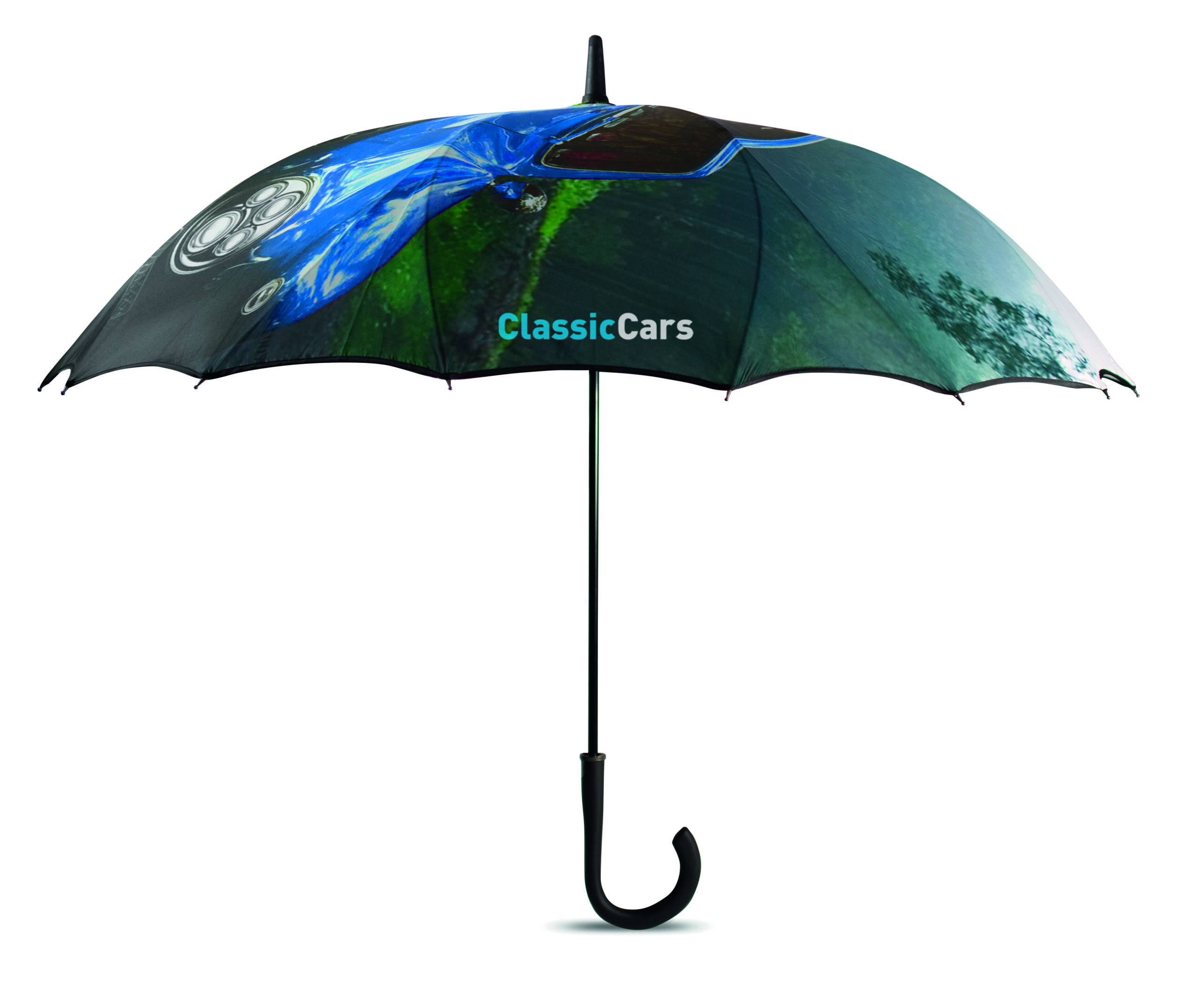 All-over printed ⌀102cm/23″ One-Panel-Umbrella for uninterrupted prints