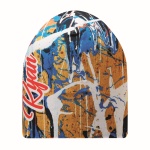 Full colour polyester beanie