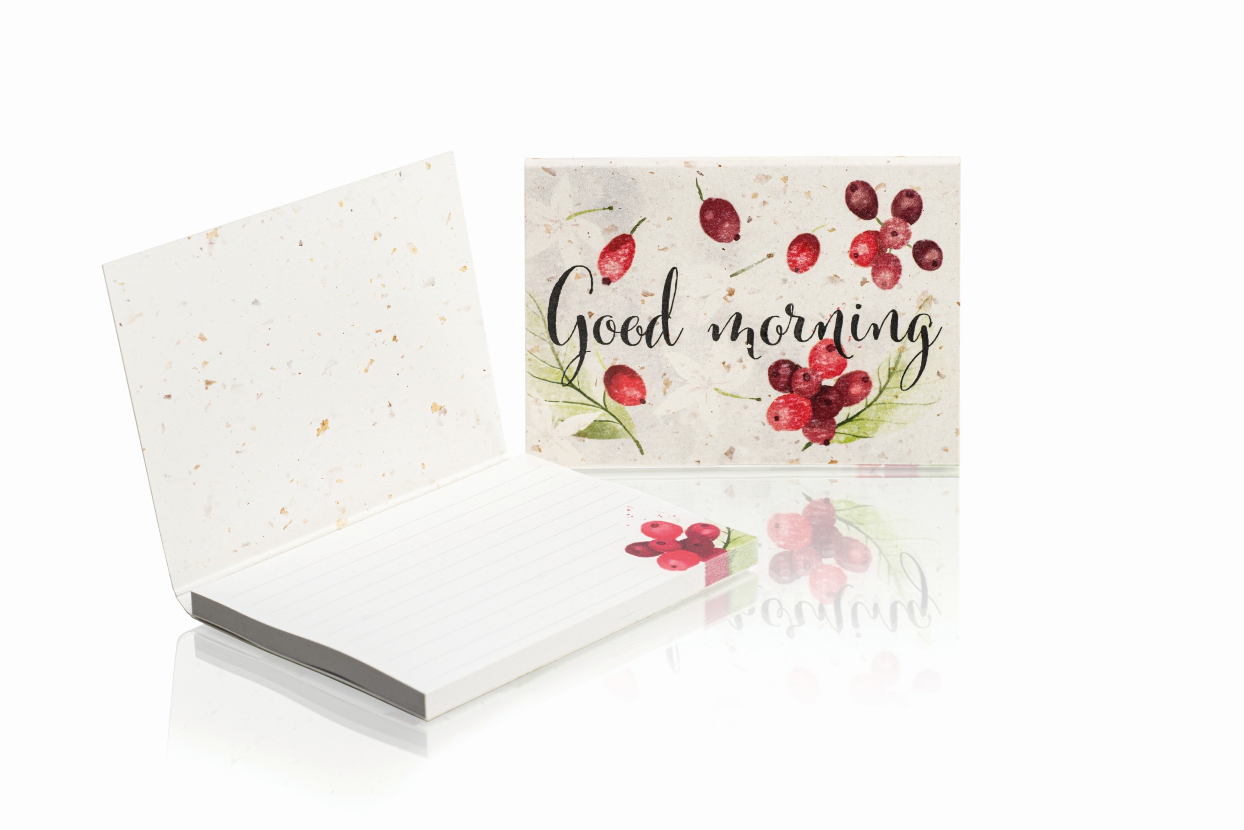 Coffee paper soft cover with recycled sticky notes (EU made)
