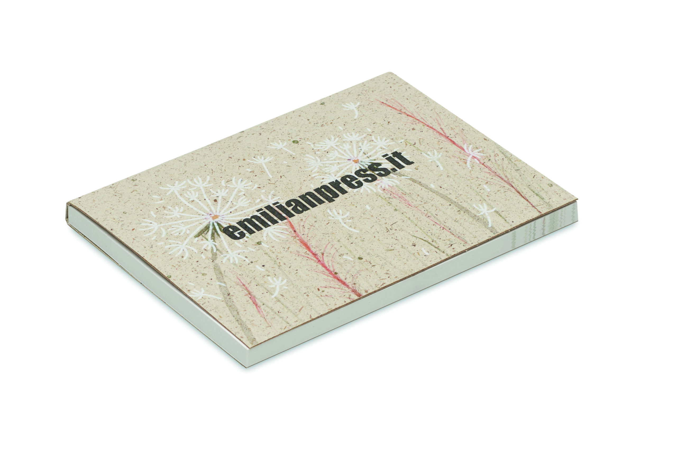 1_SNGS50.jpg Grass paper soft cover with recycled sticky notes (EU made) - Image 1