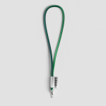 Polyester sublimation cord lanyard with a full colour label