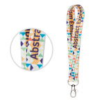 Sublimated polyester twill short strap