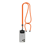 Crossbody 2-tone cord phone holder made of RPET