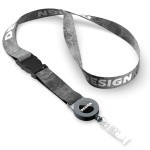 Detachable polyester sublimation badge reel lanyard - Image 8