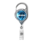 Retractable badge reel with carabiner & logo - Image 9