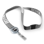 Polyester sublimation badge reel lanyard - Image 10