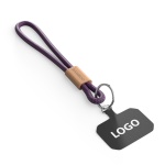 Single cord key tag & phone holder with bamboo buckle - Image 12