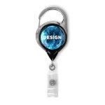 Retractable badge reel with carabiner & logo - Image 11