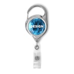 Retractable badge reel with carabiner & logo - Image 12