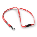 Polyester tubular lanyard with metal clamp - Image 8