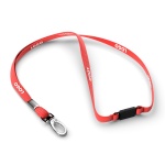 Polyester tubular lanyard with metal clamp - Image 9