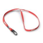 Polyester tubular lanyard with metal clamp - Image 6