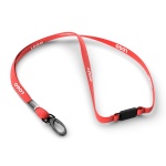 Polyester tubular lanyard with metal clamp - Image 10