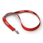 Polyester lanyard with reflective threads - Image 7