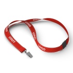 Polyester lanyard with reflective threads - Image 11