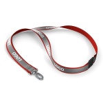Polyester lanyard with reflective overlay - Image 10