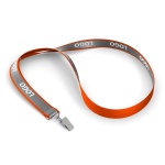 Polyester lanyard with reflective overlay - Image 15