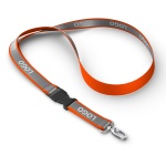 Detachable polyester lanyard with Reflective overlay - Image 14