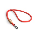 Polyester cord lanyard with bamboo plate - Image 8