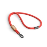 Polyester cord lanyard with bamboo plate - Image 13