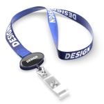 Polyester sublimation lanyard with oval logo badge reel - Image 13