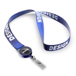 RPET sublimation badge reel lanyard - Image 11