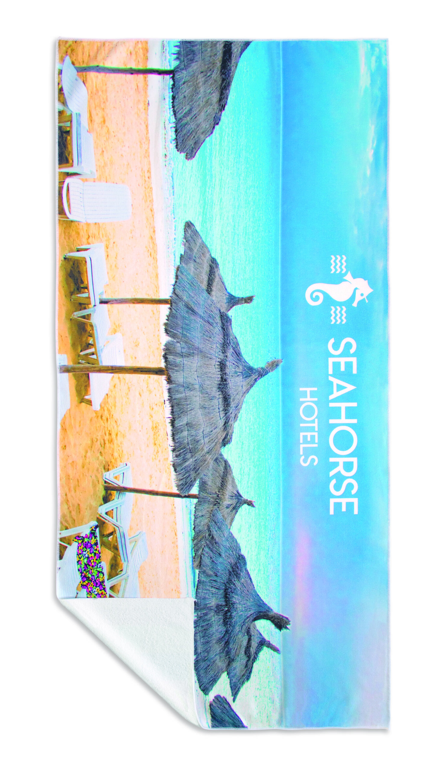 Full colour 240gsm microfiber beach towel