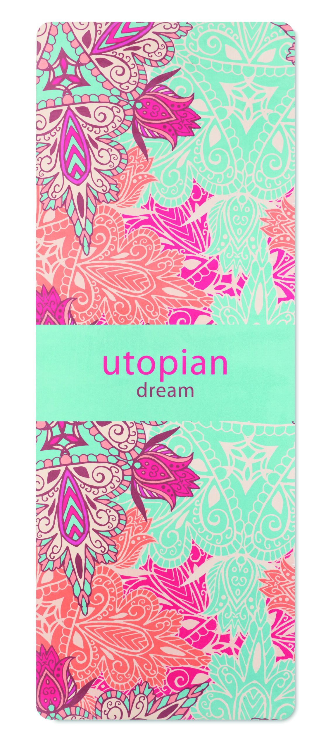 Suede like microfiber & Rubber yoga mat