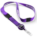Detachable polyester sublimation badge reel lanyard - Image 15