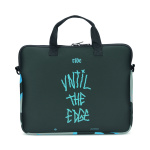 Sublimated neoprene laptop sleeve with zipper and handle - Image 2