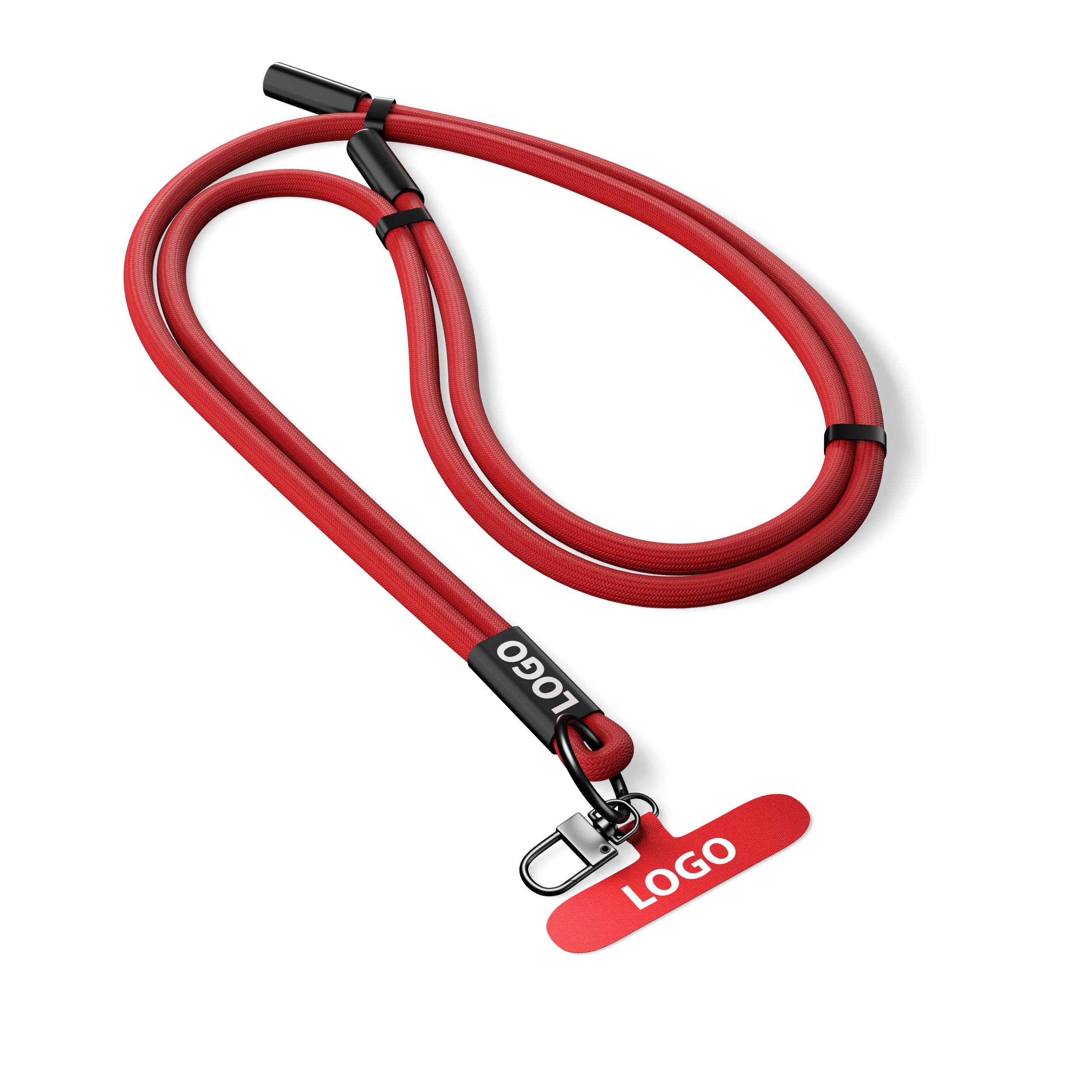 Adjustable type C to C, 60W charging cable & data transfer lanyard and phone holder - Image 2