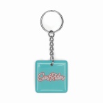 Square Pre-programmed NFC keyring with domings - Image 2