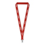Polyester lanyard with reflective threads - Image 2