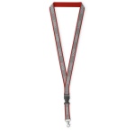 Detachable polyester lanyard with Reflective overlay - Image 2