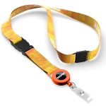 Detachable polyester sublimation badge reel lanyard - Image 4