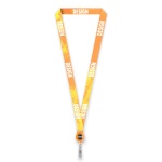 RPET sublimation badge reel lanyard - Image 2