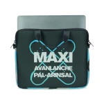 Sublimated neoprene laptop sleeve with zipper and handle - Image 3