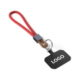 Single cord key tag & phone holder with leather end piece - Image 4